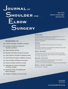 journal of shoulder and elbow surgery